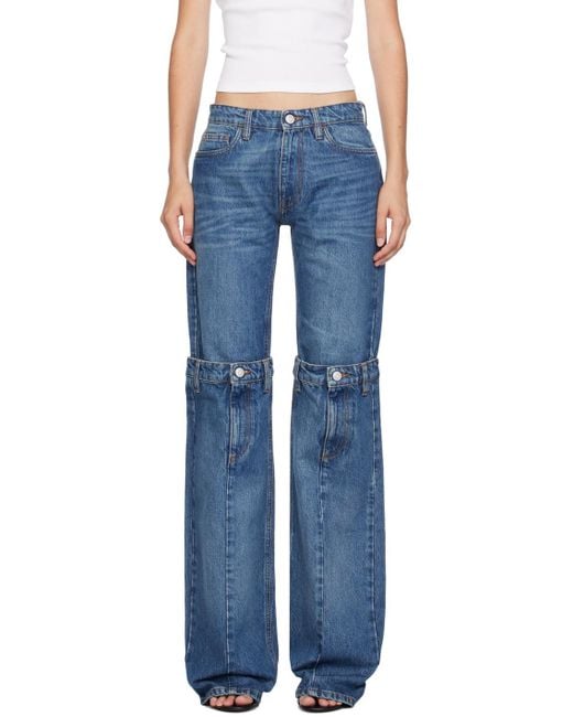 Coperni Blue Belt Ring Jeans