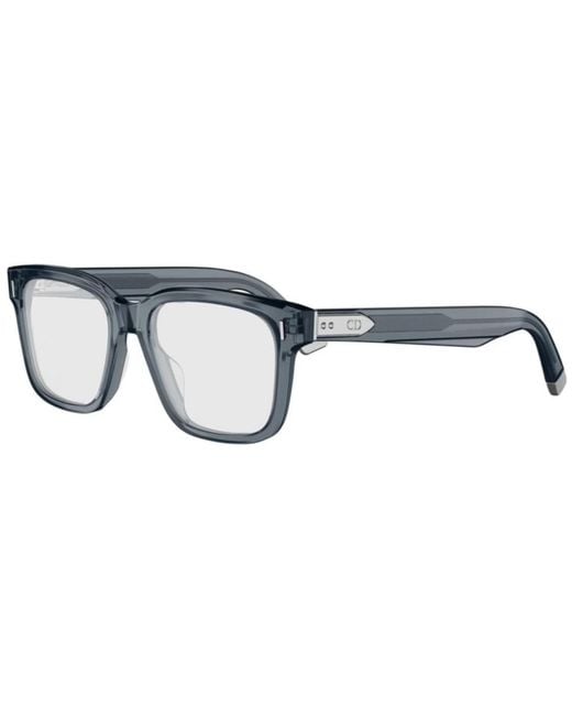 Dior Metallic Eyewear Suqare Frame Glasses for men
