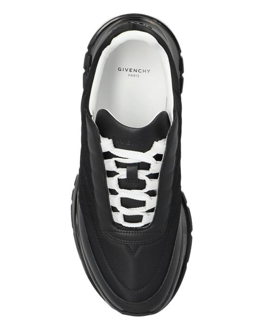 Givenchy Black Lace-Up Low Top Sneakers for men