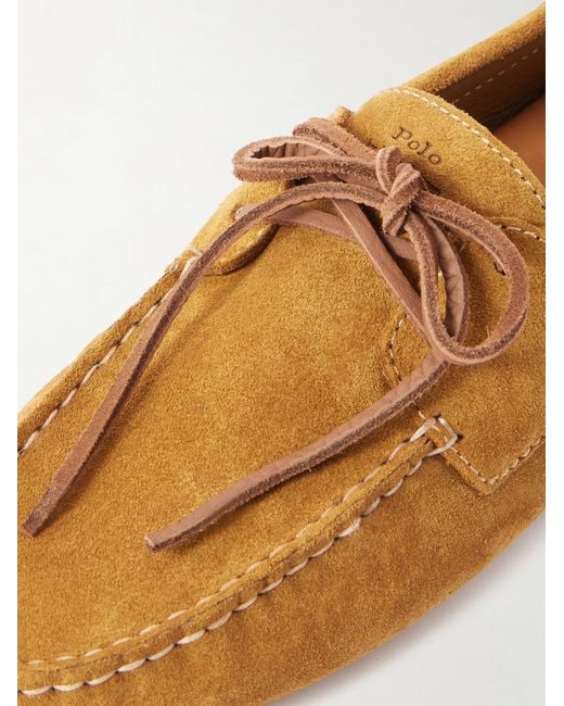 Polo Ralph Lauren Brown Camp Driver Suede Shoes