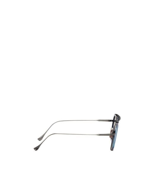 Dita Eyewear White Carved Detail Sunglasses for men
