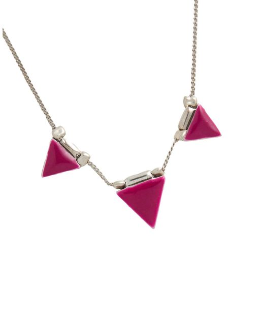 Isabel Marant White Metal Necklaces