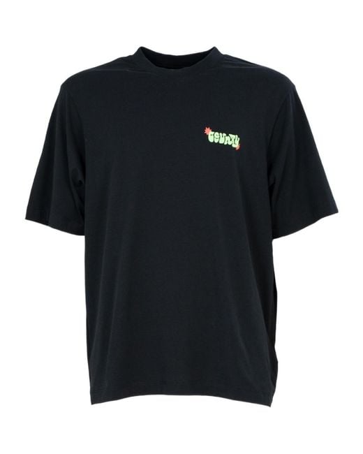 Marcelo Burlon Black County Of Milan County Printed Crewneck T-Shirt for men
