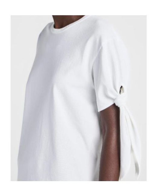 J.W. Anderson White Jw Anderson Sleeve Knot T-Shirt