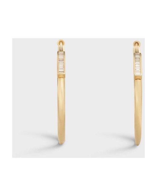 Céline Metallic Systeme Large Hoops