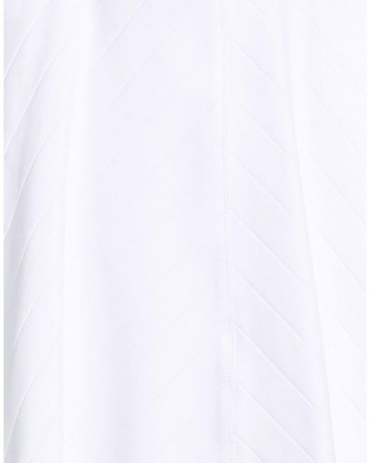 Brunello Cucinelli White Fashion Solid Color Sports Skirt
