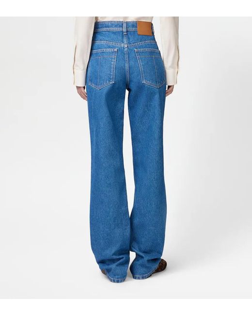 Tod's Blue Back-Patch Jeans