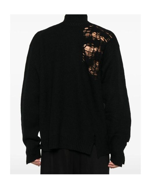 Ann Demeulemeester Black Turtleneck Sweater for men