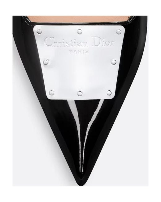 Dior White La Parisienne Slingback Pump