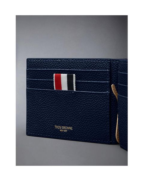 Thom Browne Blue Pebble Pattern Wallet for men