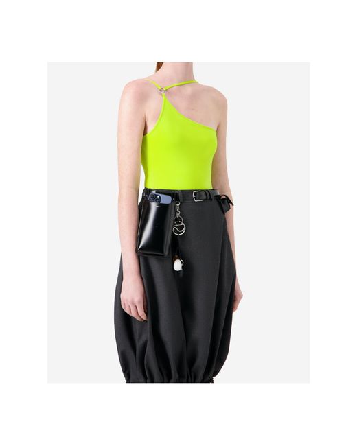 Coperni Green Logo-Appliqué Swimsuit