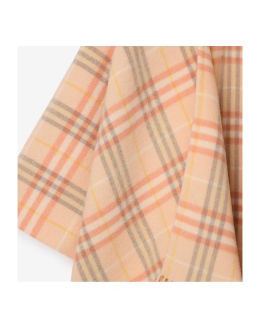 Burberry Multicolor Check-Pattern Cape