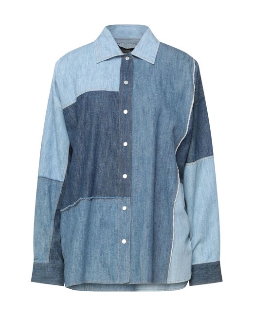 Dolce & Gabbana Blue Denim Shirts