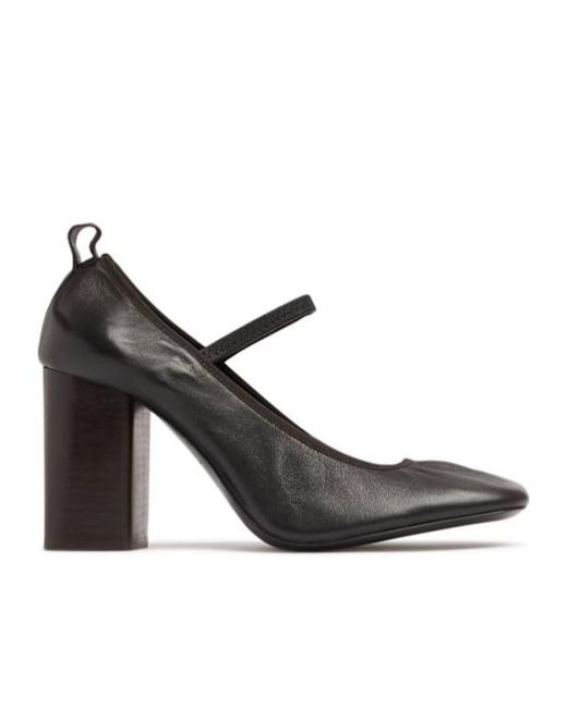 Lemaire Black Square Ballet Heels