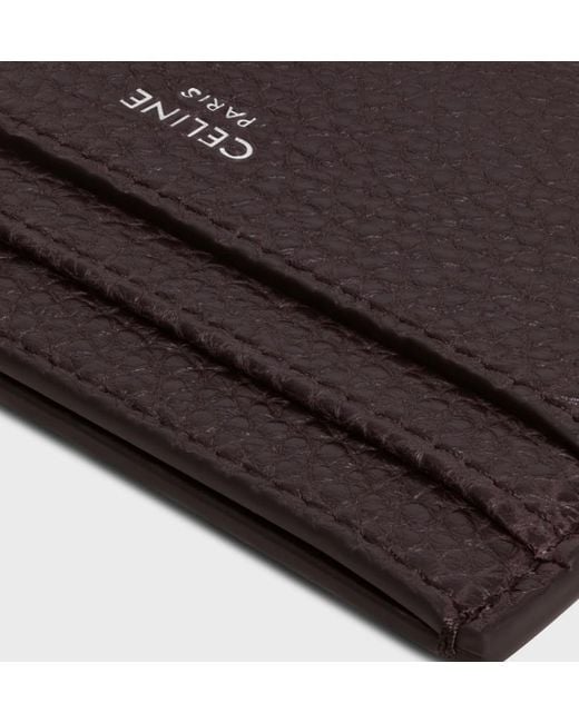 Céline Purple Medium Card Holder for men