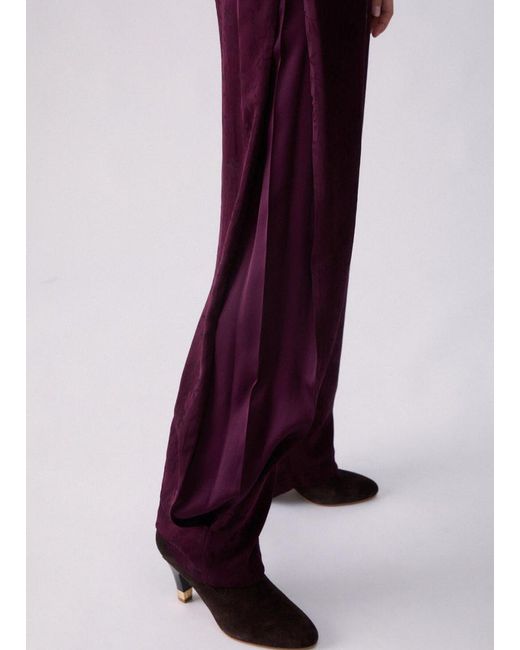Liu Jo Purple Balloon Trousers