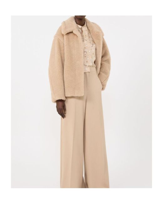 Max Mara Natural Tritone Long-Sleeved Jacket