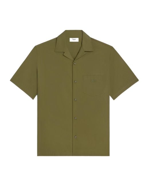 Celine Bowling Shirt in Green for Men | Lyst