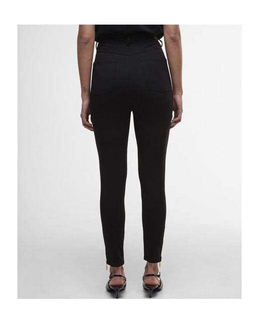 Barbour Black Stella Slim Trousers