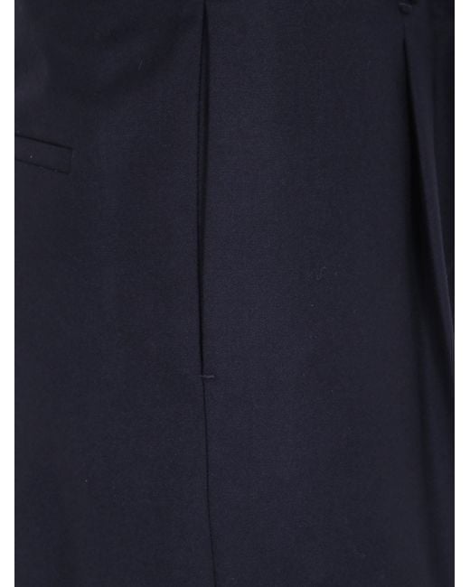 Lardini Blue Pleated Tailored Pants for men