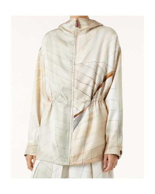Loro Piana White Rafael Parka