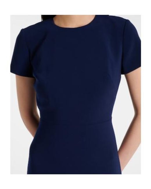 Carolina Herrera Blue Bow-Detail Gown