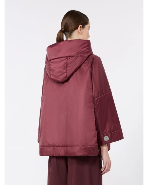 Max Mara Red Padded, Hooded Jacket