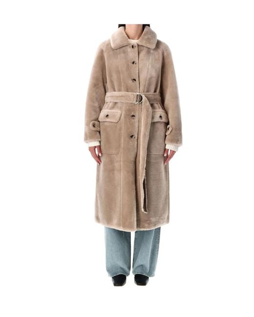Urbancode Brown Reversible Faux Fur Coat