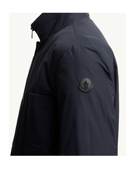 Moncler Blue Brieuc Water-Repellent Jacket for men