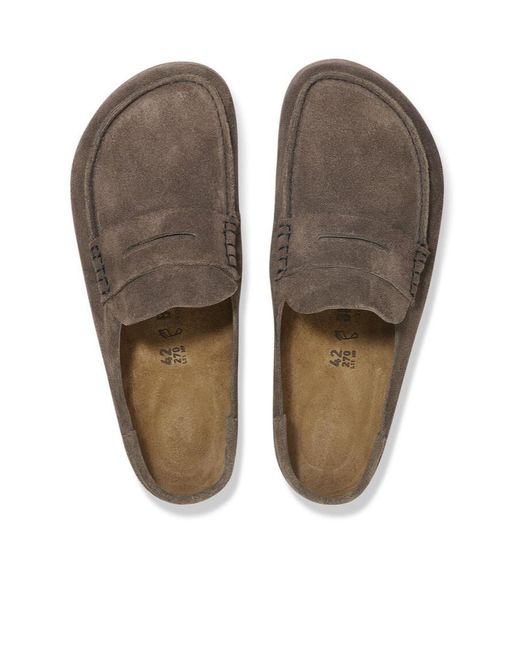 Birkenstock Brown Naples Penny Clogs for men