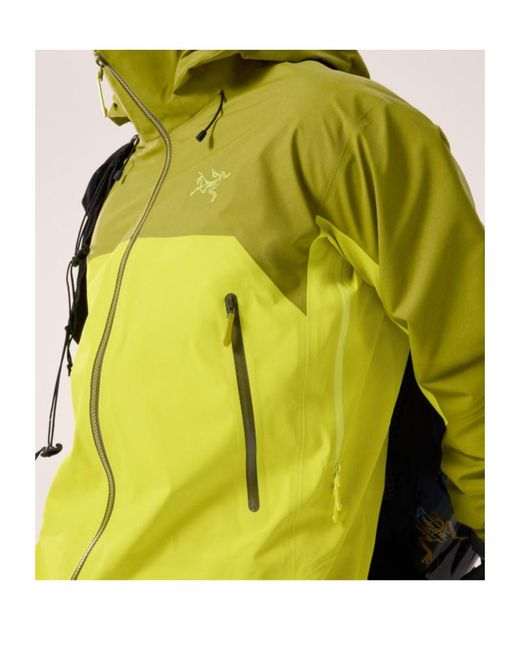 Arc'teryx Yellow Beta Ar Jacket for men