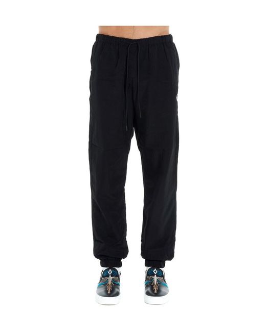 Marcelo Burlon Black County Of Milan Classic Track Trousers for men