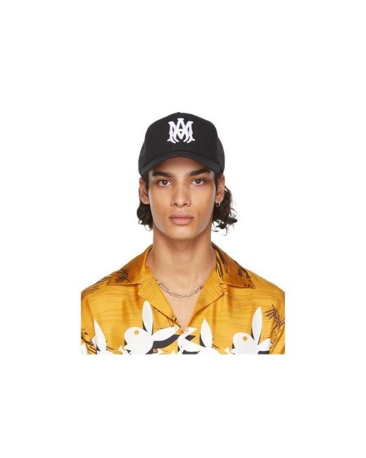 Amiri Metallic Ma Logo Trucker Hat for men