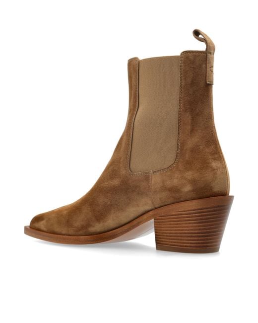 Gianvito Rossi Brown Wylie Pointed Toe Ankle Boots
