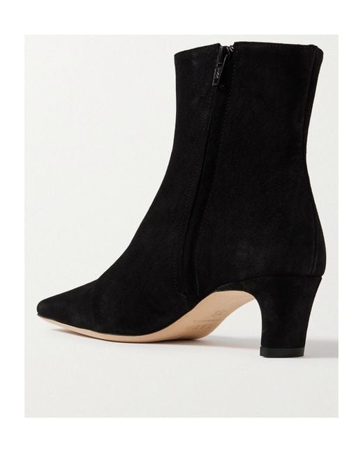 Staud Black Side Zipper Boots