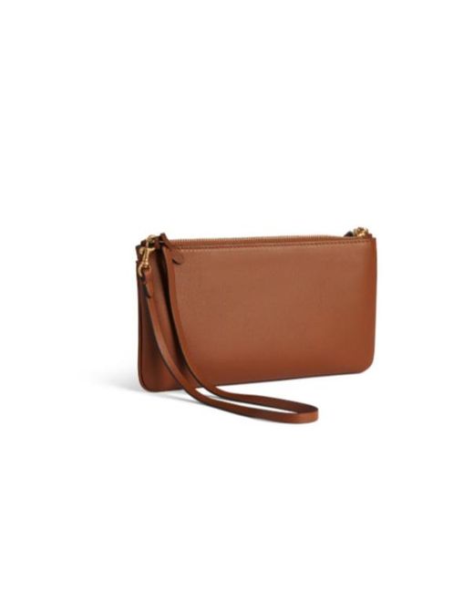 Balenciaga Brown Rodeo Phone Pouch Shoulder Bag