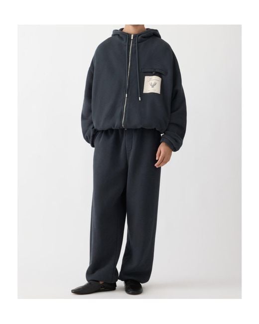 Jacquemus Blue The Torneo Zip-Up Hoodie for men