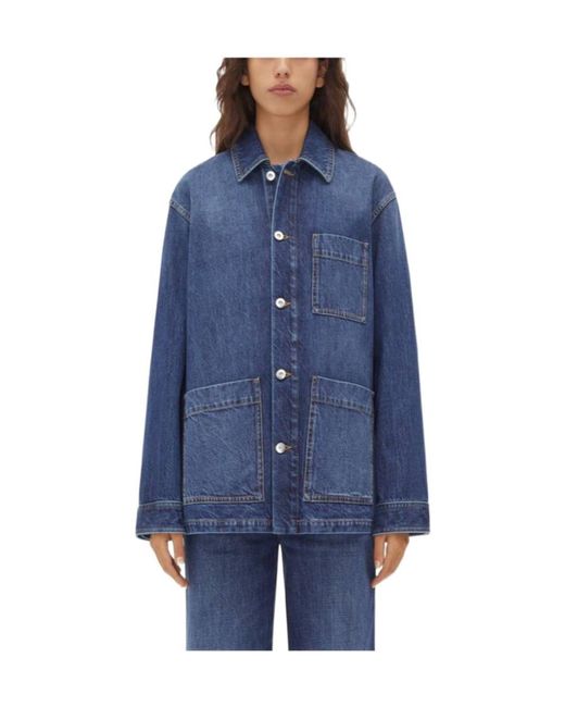 Bottega Veneta Blue Washed Denim Jacket