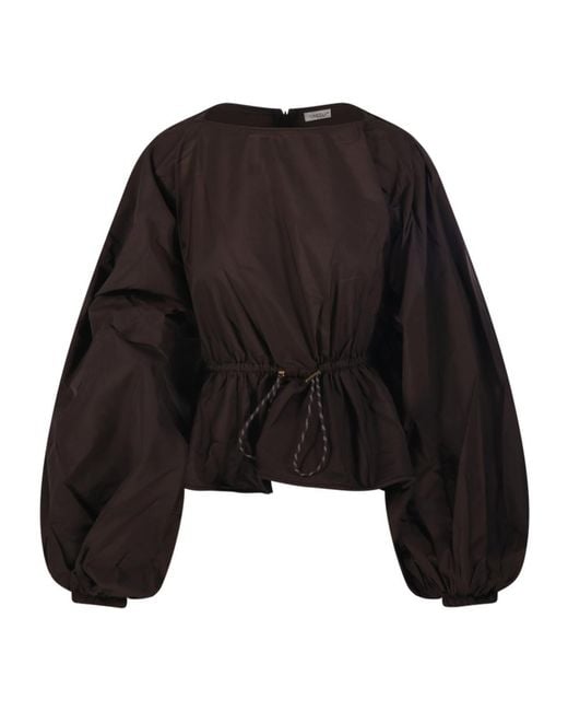 Zimmermann Black Alchemy Peplum Top