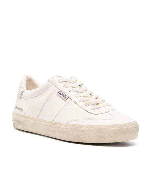 Golden Goose Deluxe Brand White Vintage-Inspired Low-Top Sneakers for men