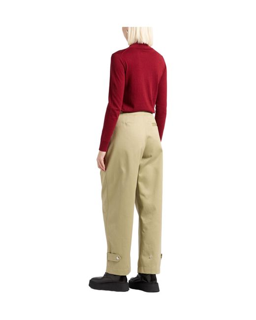 Burberry Natural Simple Straight Pants