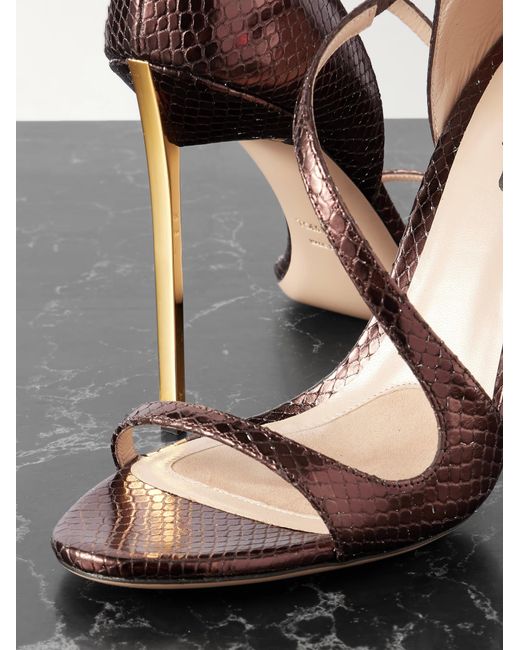Tom Ford Black Newton High-Heeled Sandals