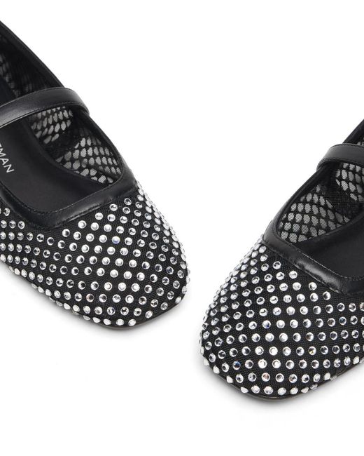 Stuart Weitzman Black Bareitall Shine Mary Jane