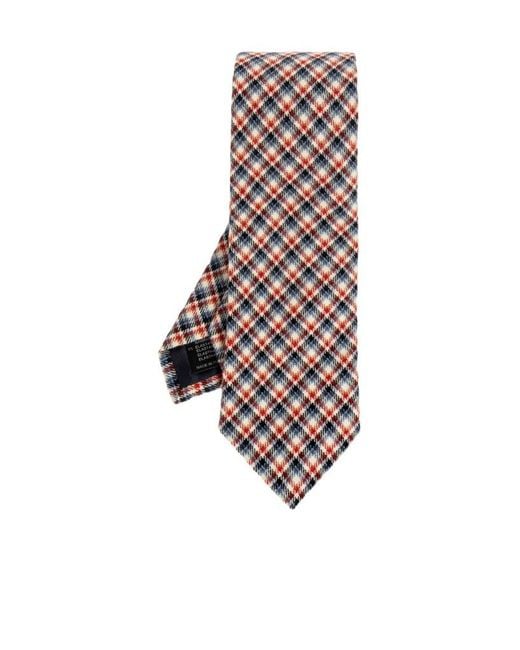 Dries Van Noten White Pointed Tie for men