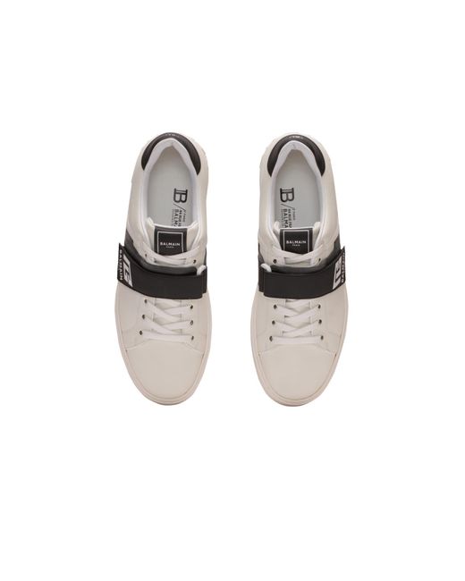 Balmain Multicolor B-Court Lace-Up Sneakers for men