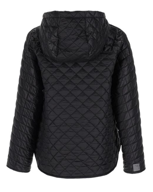 Max Mara Black The Cube Giorno Quilted Padded Jacket
