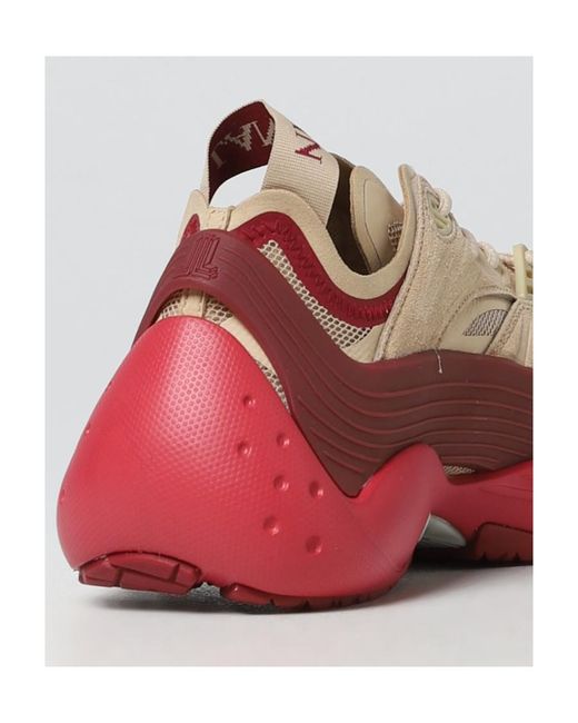 Lanvin Multicolor Flash-x Leather Sneakers