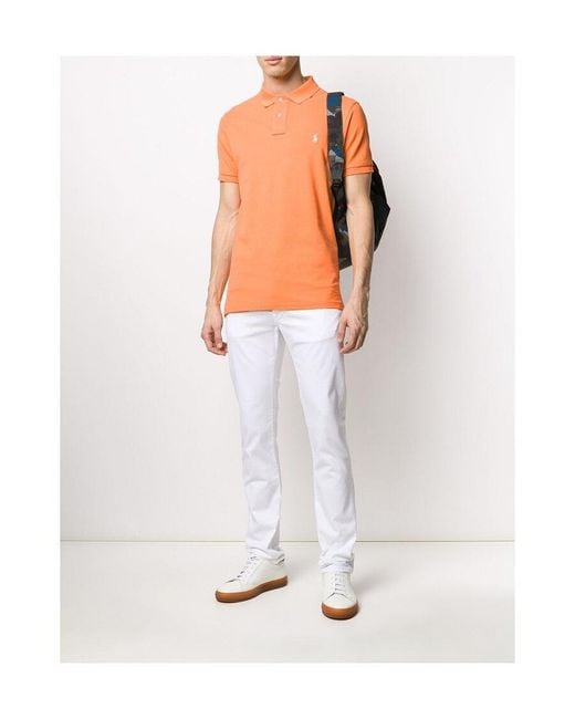 Polo Ralph Lauren Orange Polo Shirts for men