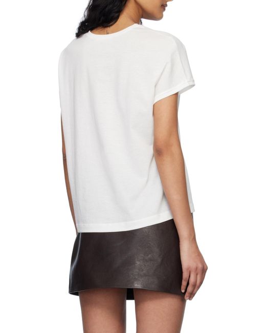 Khaite White Devra T-Shirt