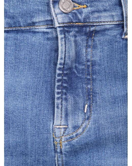 7 For All Mankind Blue Five-Pocket Jeans for men